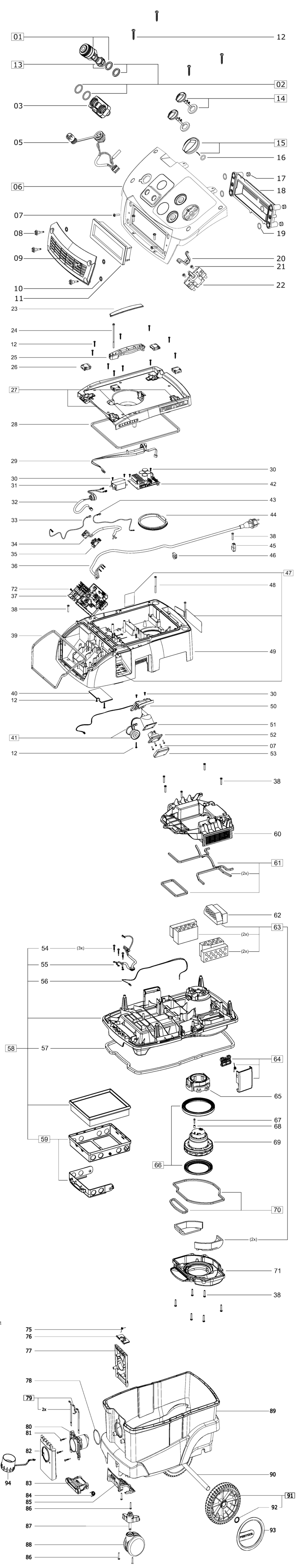 Festool CTL 48 E LE EC / 497845 Spare Parts