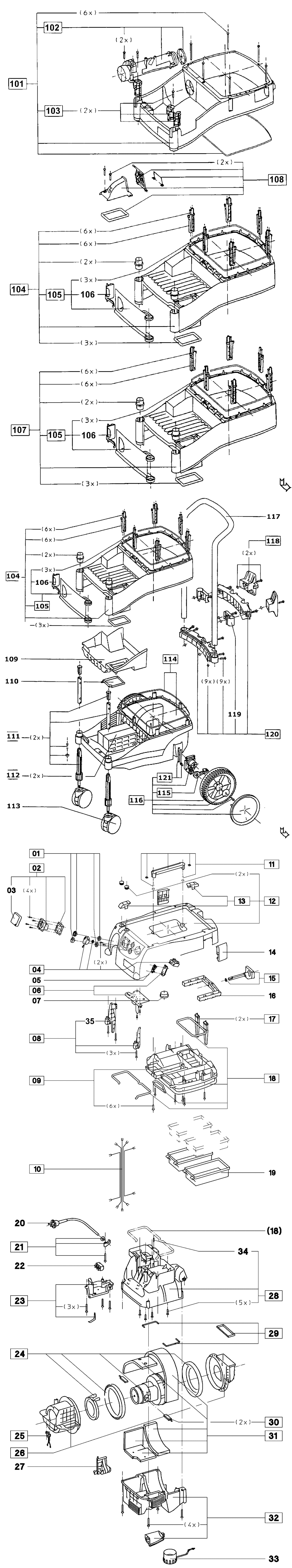 Festool CTM 55 E / 454906 Spare Parts