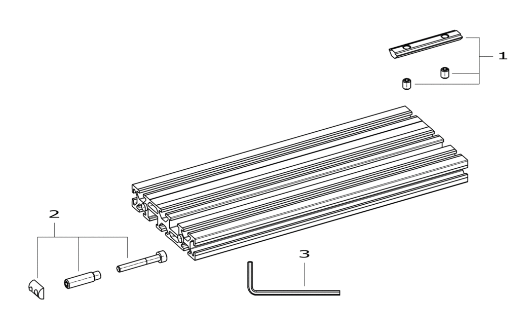 Festool Extension profile MFS - VP 200 / 492722 Spare Parts