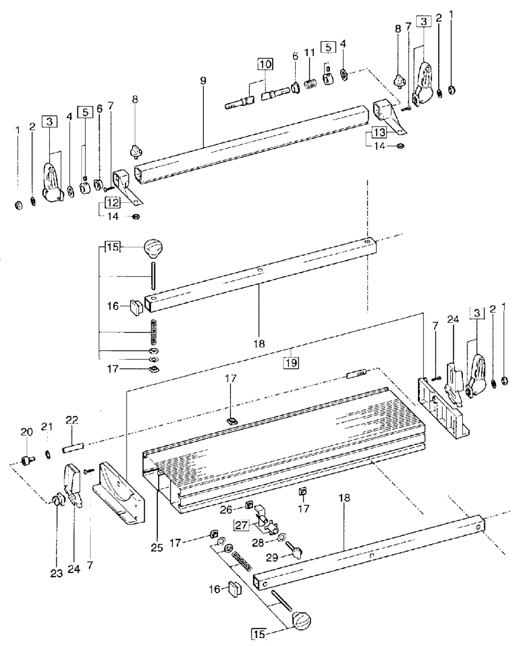 Festool Jointing system VS 600 GE / 488876 Spare Parts