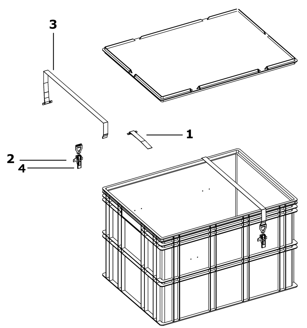 Festool transportation box XL / 475009 Spare Parts